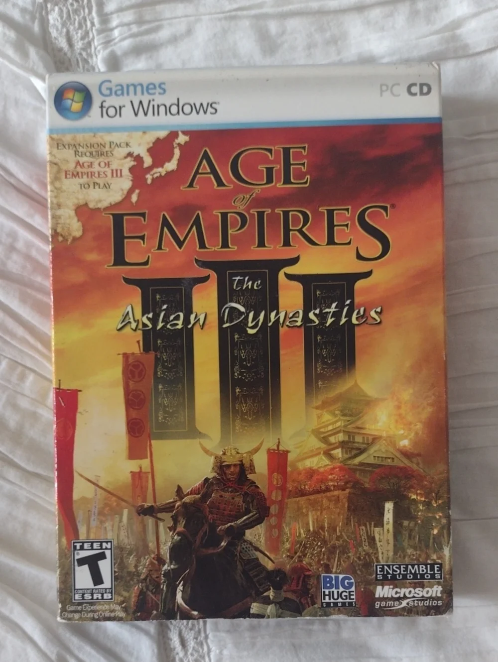 Age of Empires III: Asian Dynasties PC Game - Orange/Red